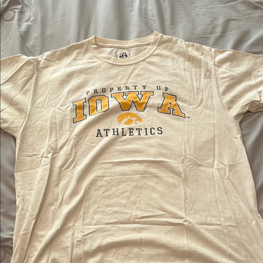 J. America Cream Iowa Athletics Tee
